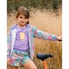 Deux par Deux Girl Organic Cotton Tee Mauve and Yellow Lollipop - 2 of 4