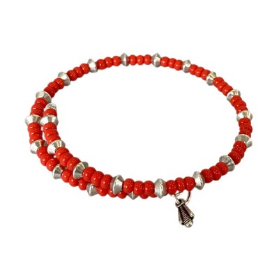 Fifth and Ninth - Mia Wrap Bracelet - Red