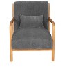 CAVINAS Modern Accent Chair,Chair with Low Profile Design,Soft Corduroy Upholstery,Matching Pillow,Lounge Chair for Living Room,Reading Nook - 2 of 4