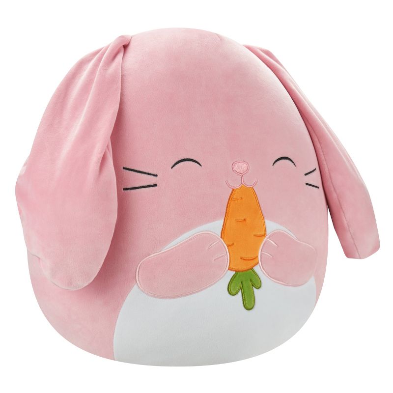 Squishmallows 12&#34; Doll Bop - Pink Bunny Nibbling Carrot, 4 of 9