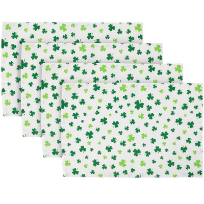 Northlight Set Of 4 Shamrock Printed St. Patrick's Day Placemats 18 ...