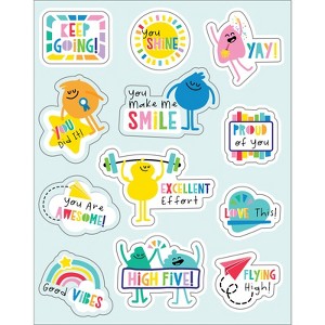 Carson Dellosa Education Happy Place Motivators Motivational Stickers, Pack of 72 (Pack of 10) - 1 of 1