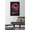 Trends International MLB St. Louis Cardinals - Neon Helmet 23 Unframed Wall Poster Prints - 2 of 4