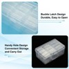 Unique Bargains Plastic Nail Bead Art Supplies Fishing Tools Craft Organizer 7x4.3x2.8 Inch - 3 of 4