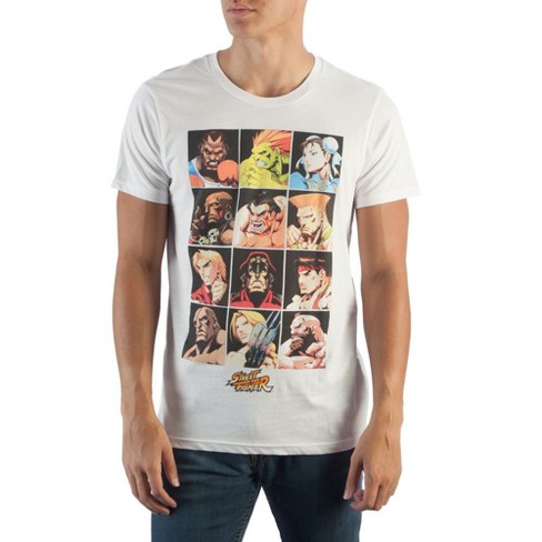 Street Fighter Character Grid T-Shirt - image 1 of 3