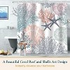 LunaLulinlk Ocean Coastal Shower Curtain with Hooks - 2 of 4