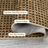 Area Rugs Ft Washable Boho Non-Slip Dining Room Soft Ultra Thin Waffle Print Bedroom Indoor Floor Carpet for Living Room - 3 of 4