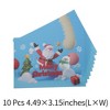 Unique Bargains Christmas Greeting Card Multicolor 4.5x 3.1 Inch 10 Pcs - 3 of 4