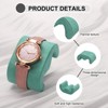 Unique Bargains Display Storage M Shaped Velvet Watch Case Pillows Replacement 4 Pcs - 3 of 4
