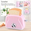 Kitchen Appliances Toys, Kitchen Set, Pretend Cooking Toys Coffee Maker, Mixer, Toaster with Lights Sounds - 4 of 4