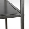 48" Tall Gunmetal Gray Bookcase - Henn&Hart - 4 of 4