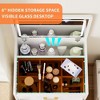 KTMBDW Makeup Vanity Desk with Mirror & Lights, Vanity Table with Drawers & Storage Shelves, 3 Color Modes & Adjustable Brightness Dressing Table - 4 of 4
