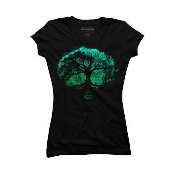 Junior's Design By Humans Tree of Life By Area31Studios T-Shirt