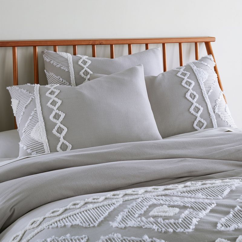 Harleson Grey - Comforter Set - Grey, Cream & White - Levtex Home, 4 of 7