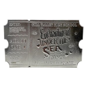 Fanattik Back To The Future Limited Edition .999 Silver Plated Under the Sea Dance Ticket - 1 of 4