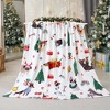 Lomsoe Christmas Throw Blanket Super Soft Flannel Blankets Xmas Holiday Decor Warm Xmas Holiday Decor for Couch Bed. - 4 of 4