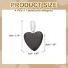 Unique Bargains Marble Heart Shape Tablecloth Weight Pendant Hooks 1.97" x 1.97" - 2 of 4