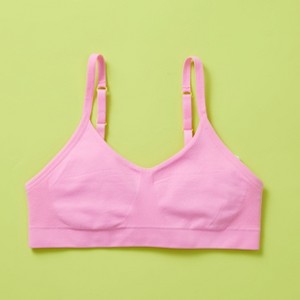 Yellowberry High-Quality Girls Bra Wire-Free Double-Layered Seamless Strappy Back and Ideal for First Bra & Everyday Wear - 1 of 4
