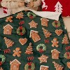 Flannel Christmas Throw Blanket for Couch, Christmas Decorations Gifts for Women, Warm Throw Blanket. - 3 of 4