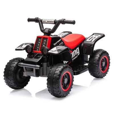 ATV for Kids, 6V Battery Powered Toddler 4 Wheeler w/Music, Light, 1.5mph Max Speed, Kids ATV 4 Wheeler 3+ Years