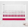 Bacati - Girls Nautical Muslin Whales Boat Pink Blue Navy 4 pc Crib Bedding Set with Sleeping Bag - 3 of 4