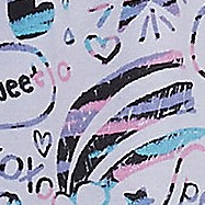 purple dahlia doodle