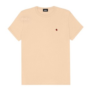 Dalix Womens Lil Strawberry Jersey Tee - 1 of 4