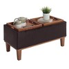 Breighton Home Designs4Comfort Brentwood Storage Ottoman - 3 of 4