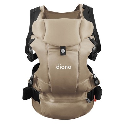 Image of Diono Carus Essentials 3-in-1 Baby Carrier, Front & Back Carry, Newborn, Toddler up to 33 lb / 15 kg, Sand