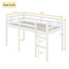 CAVINAS Twin/Full Size Loft Bed with Ladder & Safety Guardrails,Rubberwood Bed Frame for Kids Room,Bedroom - 3 of 3
