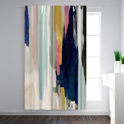 Americanflat Somber by PI Creative Art Blackout Rod Pocket Single Curtain Panel 50x84