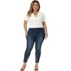 Agnes Orinda Women's Plus Size Ribbed Twist Front V Neck Short Sleeve Casual Summer Short Blouses - 3 of 4