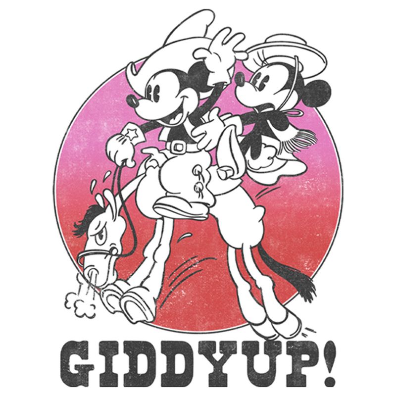 Girl's Disney Mickey and Minnie Giddyup! T-Shirt, 2 of 5
