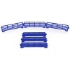 1/64 Pack of 6 Blue Long Fence Links,  3D Printed Farm Model RW-32 - 2 of 4