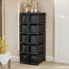 Resenkos Narrow 5-Drawer Dresser,Slim Storage Tower with Sturdy Reinforced Metal Frame, Space-Efficient Organizer Designed, Black - 4 of 4