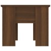 vidaXL Coffee Table Brown Oak Engineered Wood Medium Adjustable Armrests - 4 of 4