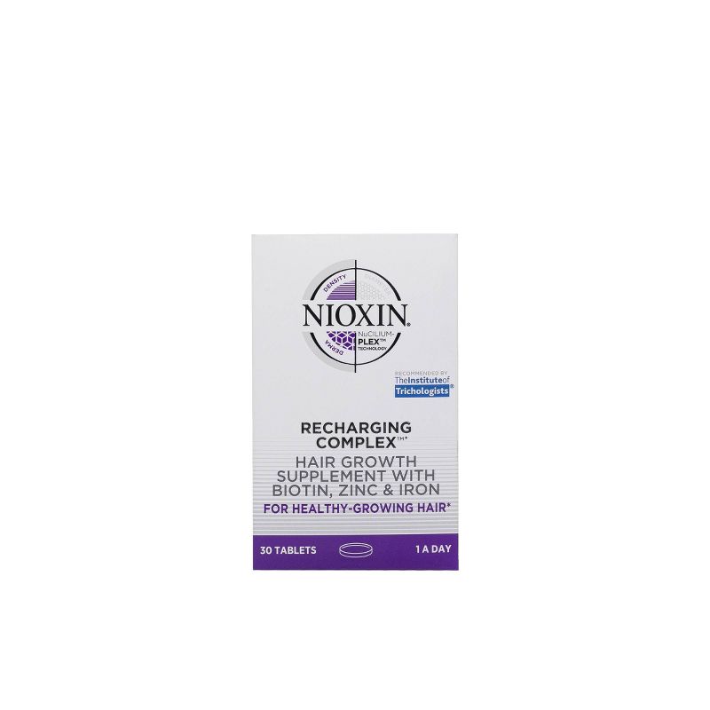 Nioxin Recharging Complex Hair Growth Vitamin - 2.4oz/30ct, 1 of 7