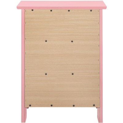 Daniel Pink 3-Drawer Solid Wood Nightstand