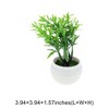 Unique Bargains Artificial Plant Plastic Green 2.76"x2.76"x5.51" 1Pc - 3 of 4