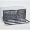 Aluminum Underbody Truck Box 36 x 18 x 17 Inch with T-Handle Latch Waterproof Truck Storage Organizer Chest For Pick Up RV Trailer Silver - 2 of 4