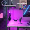 Bestier 52 Inch LED Gaming Desk with 4 Tiers Shelves & Storage Bag - 2 of 4