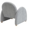 Okak Simple Modern Boucle Upholstered Armchair with Curved Armrests,Minimalist Lounge Chair for Relaxation Areas,Living Room - 4 of 4