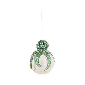 Gallerie II Green Shimmer Octopus Ornament