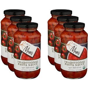Mom’s Pasta Sauce Organic Tomato and Basil - Case of 6 - 24 OZ - 1 of 2