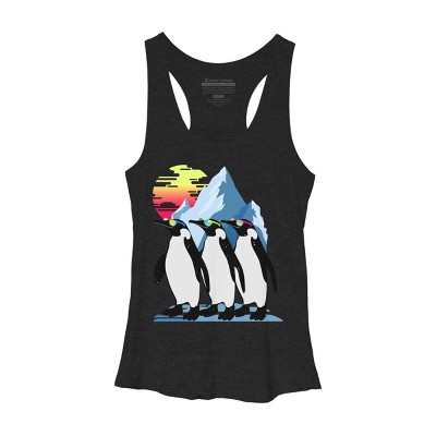 Women's Design By Humans North Pole Summer By clingcling Racerback Tank Top