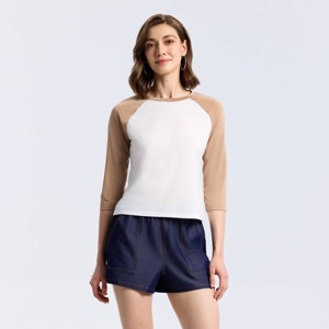 Camiseta de béisbol de jersey de manga 3/4 para mujer - A New Day™