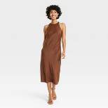 Women's High Neck Slip Dress - A New Day™