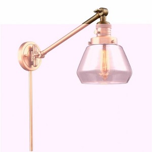 Fulton - 1 Light Swing Arm Wall Sconce In Industrial Style-25 Inches Tall and 8 Inches Wide - 1 of 1