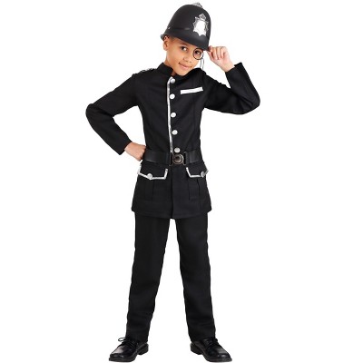 Halloweencostumes.com Small British Bobby Kid's Costume, Black/gray ...