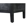 Okak Antique Style 4-Door Sideboard Buffet Cabinet, Wooden Storage Cabinet with Tempered Glass Door for Kitchen Dining/Living Room Hallway - 3 of 4